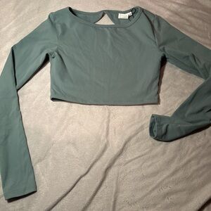 Women's Long Sleeve Crop Top